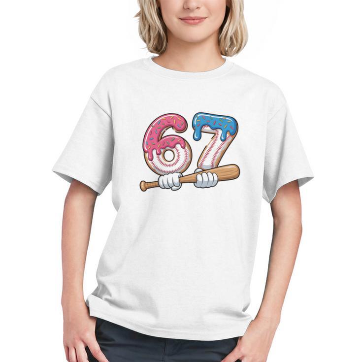 Baseball 67 Kids Ice Cream Drip Six Seven Youth Boys Graphic Youth