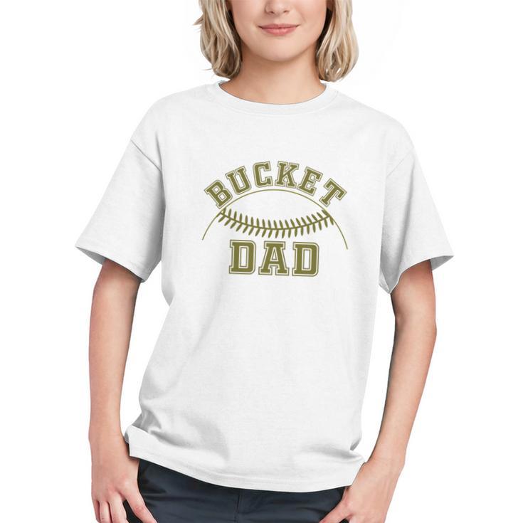 Bucket Dad Softball Dad Baseball Player Dad Graphic Youth