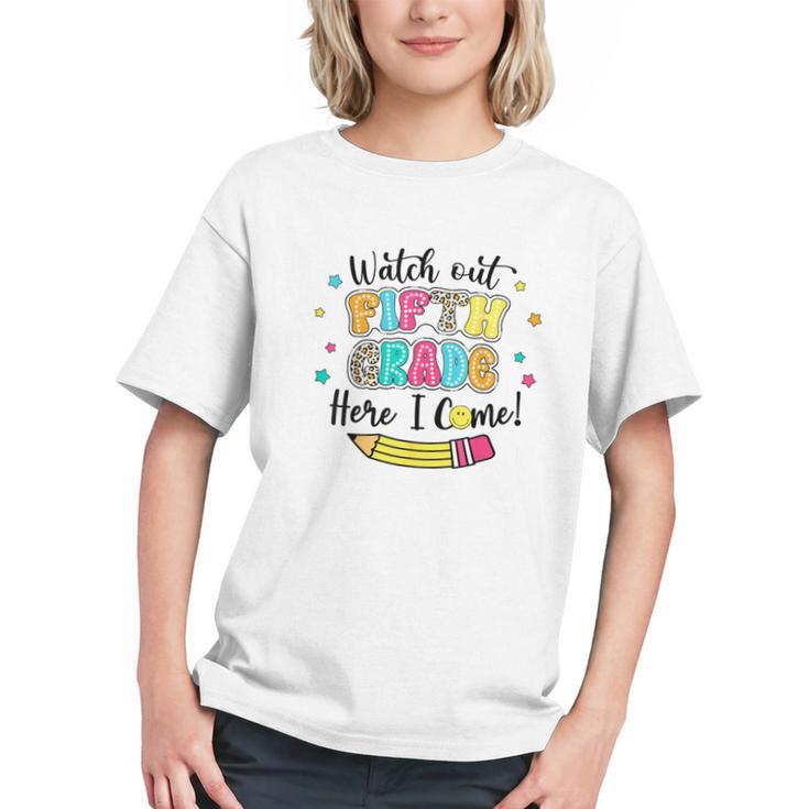 Conquer 5th Grade! Exciting Back to School Youth T-Shirt