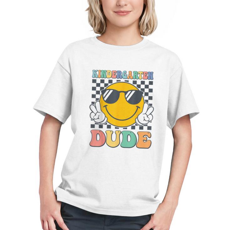Coolest Kindergarten Dude Back to School Youth T-shirt