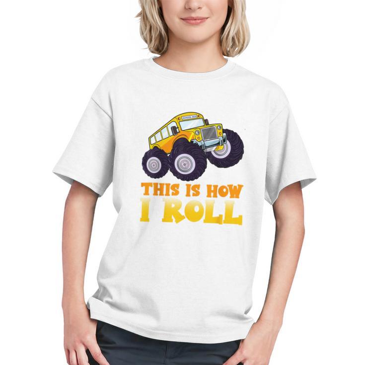 Crush the First Day in a Monster Truck Youth T-shirt