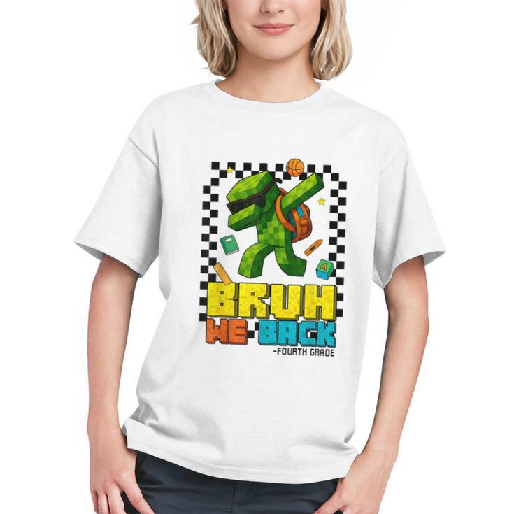 Dabbing into 4th Grade! Gamer Back to School Youth T-shirt