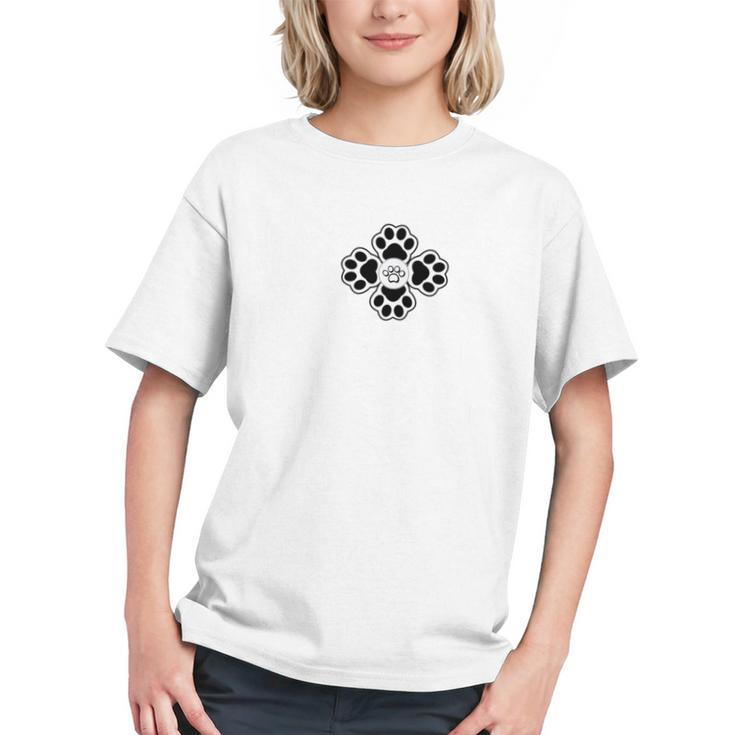 Floral Wildcats School Spirit Back to School Youth T-shirt