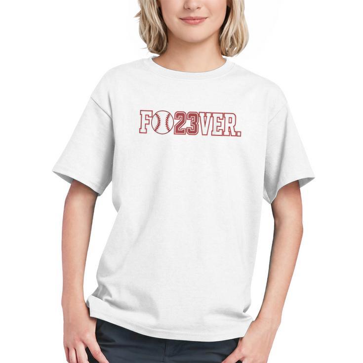 Fo23ver Baseball Sports Fan 23 Forever Graphic Youth