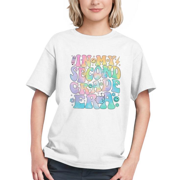 Groovy 2nd Grade Era Tie Dye Back to School Youth T-Shirt