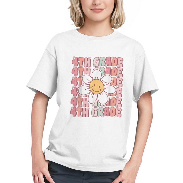 Groovy Fourth Grade Vibes! Back to School Youth T-shirt