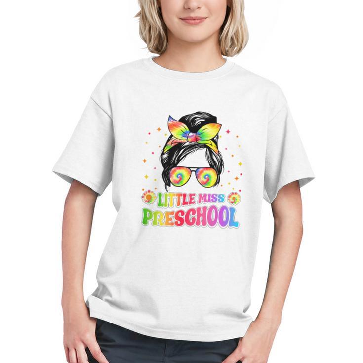 Groovy Little Miss Preschool Back to School Youth T-Shirt