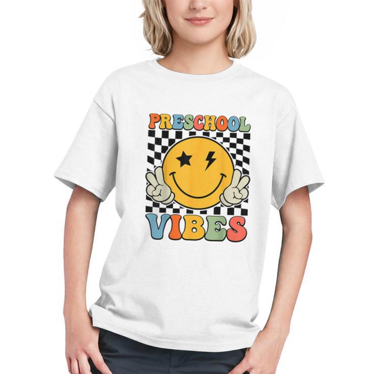 Groovy Pre-K Vibes Back to School Youth T-Shirt