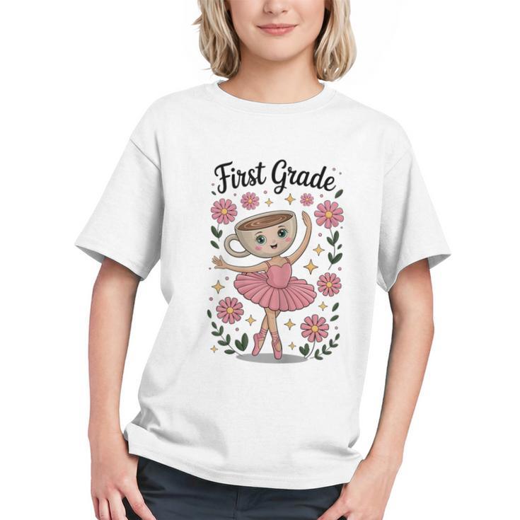 Italian Brainrot Cappuccina Back to School Youth T-Shirt
