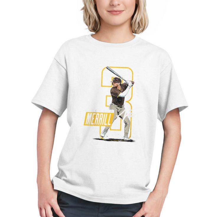 Jackson Merrill San Diego MLB Baseball Player MLBJME202M Graphic Youth
