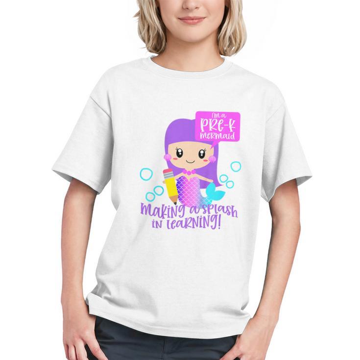 Magical Mermaid Pre-K Vibes Back to School Youth T-shirt