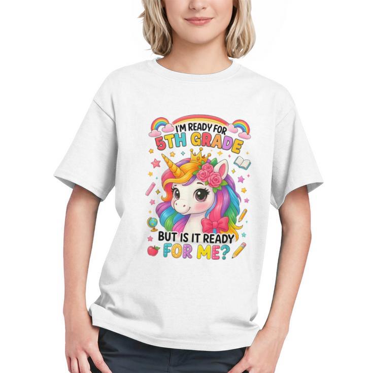 Magical Unicorn 5th Grade Back to School Youth T-Shirt