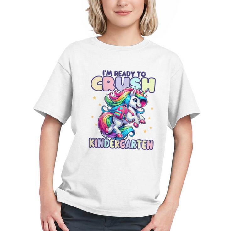 Magical Unicorn Kindergarten Bound Back to School Youth T-Shirt