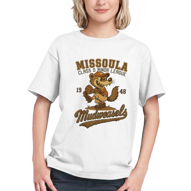 Missoula Mudweasels Retro Minor League Baseball Graphic Youth