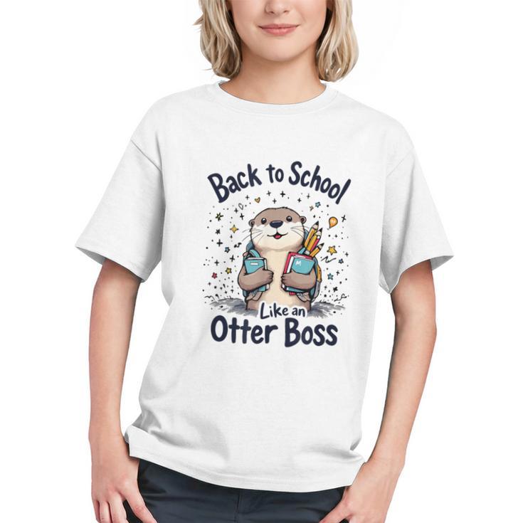 Otterly Awesome Back to School Boss Youth T-Shirt