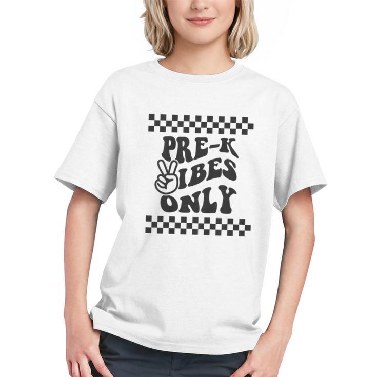 Pre-K Vibes Only! Fun Back to School Youth T-Shirt