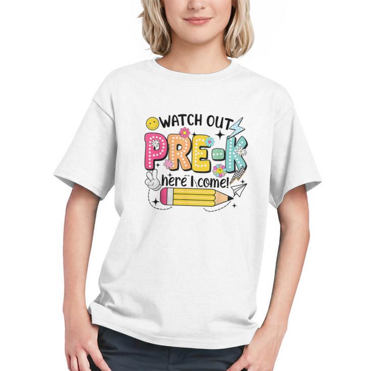 Ready for Pre-K! Watch Out Back to School Youth T-shirt