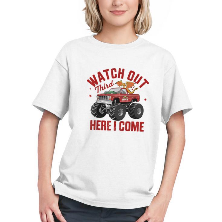 Roaring into 3rd Grade! Mighty Dragon Back to School Youth T-shirt