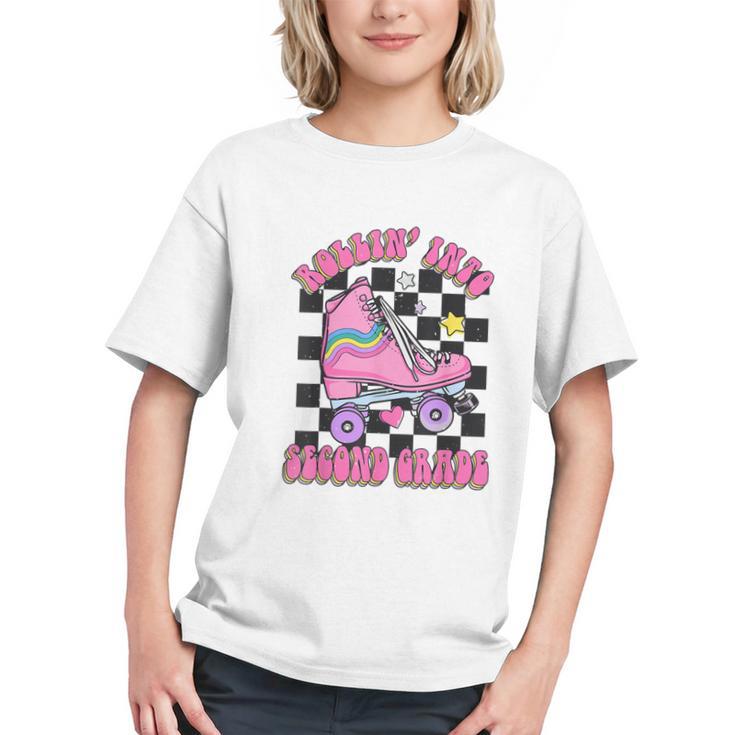 Roll into 2nd Grade! Fun Skating Youth T-Shirt
