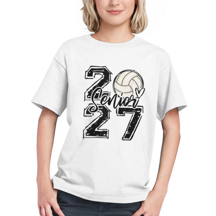Serve It Up for Senior Year! Volleyball Back to School Youth T-shirt