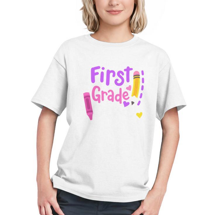 Shine in 1st Grade! Back to School Diva Youth T-shirt