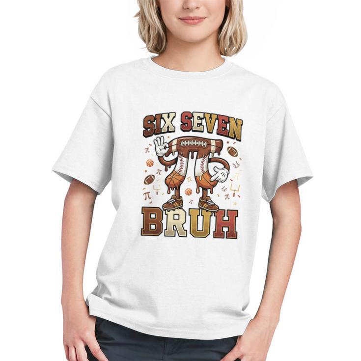 Six Seven 67 Happy Pi Day 314 Football Basketball Baseball Graphic Youth