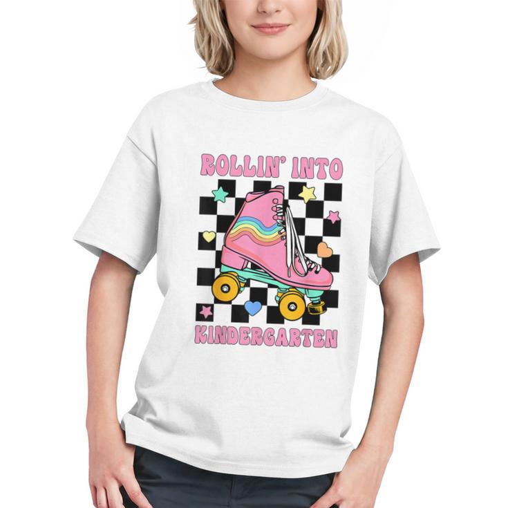 Skating Into Kindergarten! Back to School Youth T-Shirt