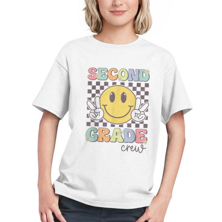 Smile Into 2nd Grade! Happy Crew Back to School Youth T-Shirt