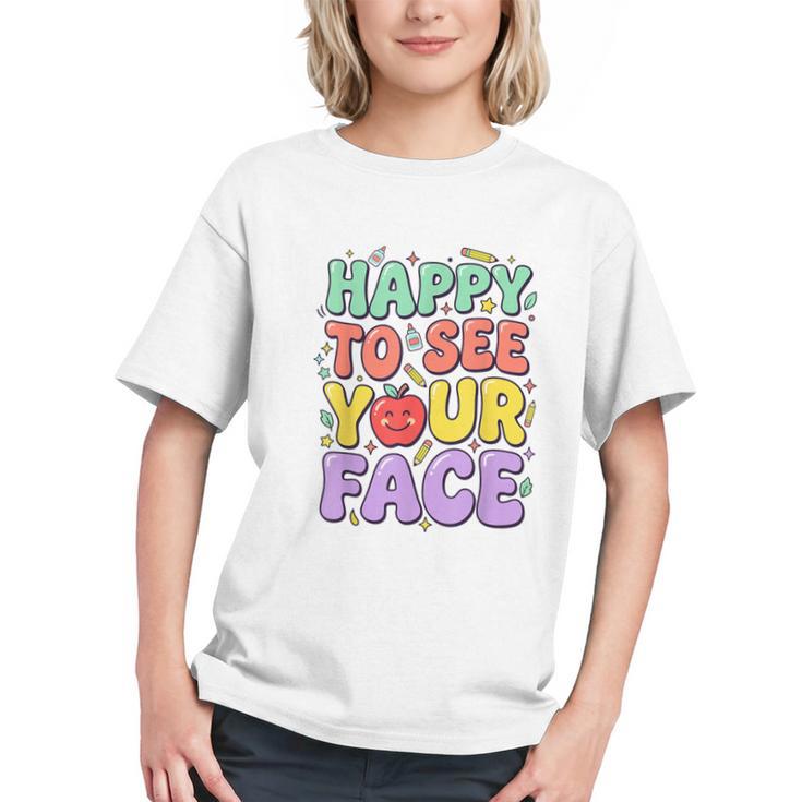 Smiling Faces Back to School Youth T-shirt