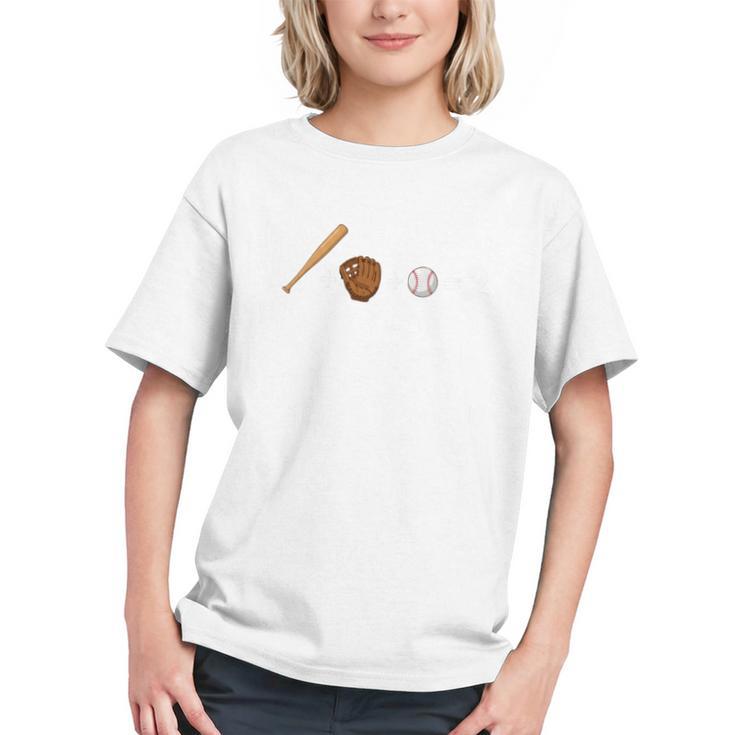 Sports Math Equation Baseball Bat Ball Glove Graphic Teacher Graphic Youth