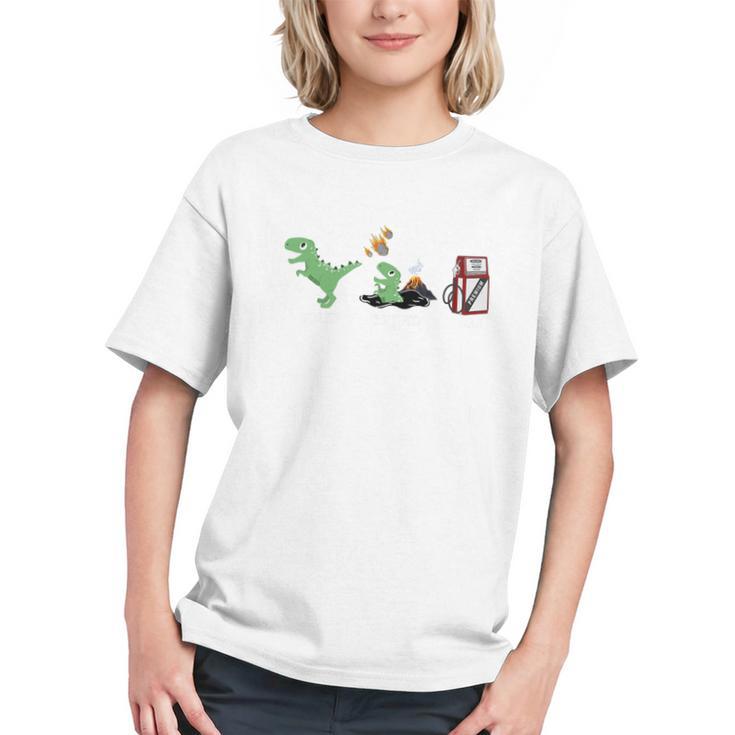 States of Matter Dino Fun Back to School Youth T-shirt