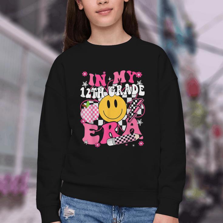 In My 12th Grade Era First Day Of School Back To School Girl Youth Crewneck Sweatshirt In My 12th Grade Era First Day Of School Back To School Girl Youth Crewneck Sweatshirt