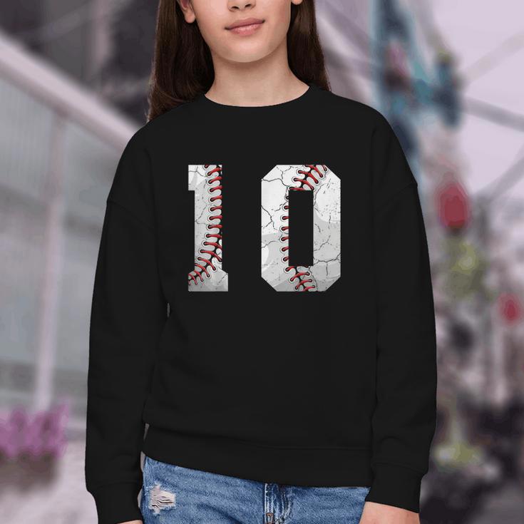 2016 10th Birthday Baseball Boys Kids Ten 10 Tenth Youth Crewneck Sweatshirt 2016 10th Birthday Baseball Boys Kids Ten 10 Tenth Youth Crewneck Sweatshirt