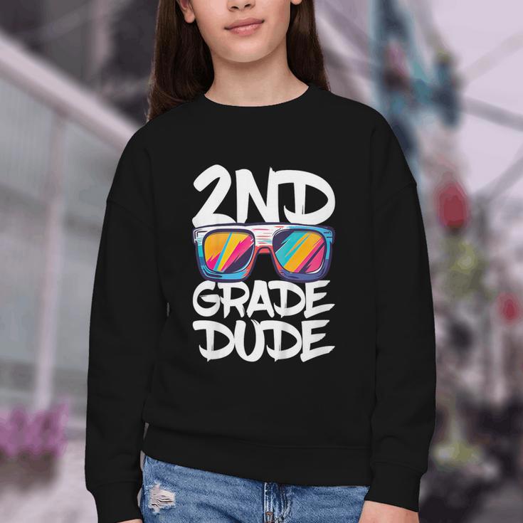 2nd Grade Dude Shirt Back To School Second Grade Boy Girl Youth Crewneck Sweatshirt 2nd Grade Dude Shirt Back To School Second Grade Boy Girl Youth Crewneck Sweatshirt
