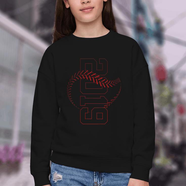 7 Years 2019 Baseball 7TH Birthday Youth Crewneck Sweatshirt 7 Years 2019 Baseball 7TH Birthday Youth Crewneck Sweatshirt