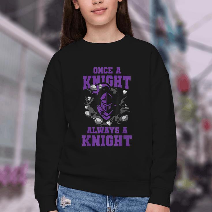 Always A Knight Back To School Spirit P Youth Crewneck Sweatshirt Always A Knight Back To School Spirit P Youth Crewneck Sweatshirt