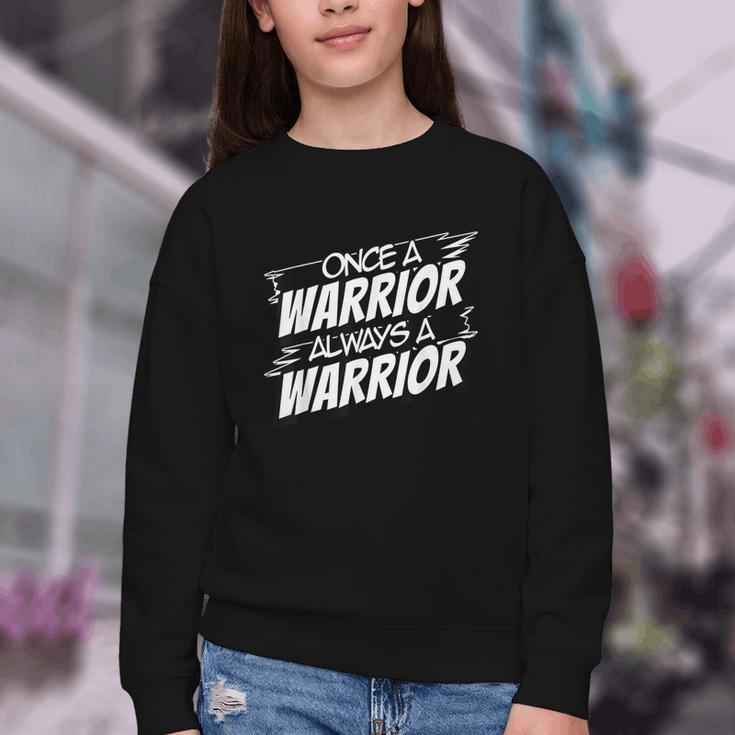 Always A Warrior Back To School Spirit Youth Crewneck Sweatshirt Always A Warrior Back To School Spirit Youth Crewneck Sweatshirt