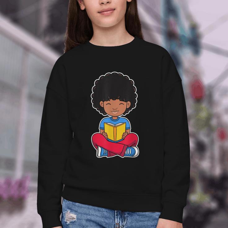 Back To School Afro African American Boy Student Youth Crewneck Sweatshirt Back To School Afro African American Boy Student Youth Crewneck Sweatshirt
