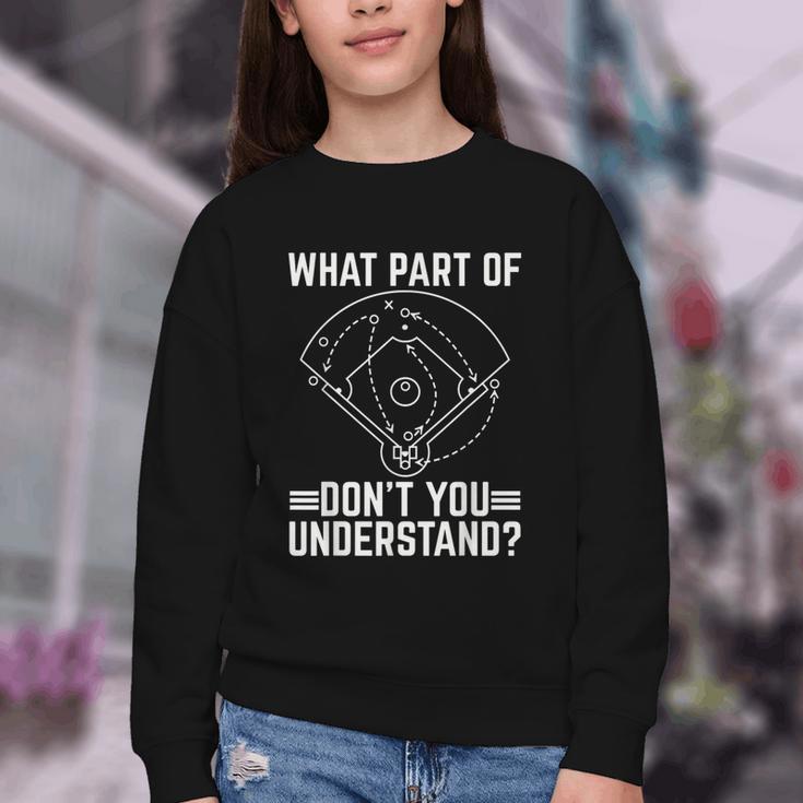 Baseball Math Double Play What Part Of Baseball Game Youth Crewneck Sweatshirt Baseball Math Double Play What Part Of Baseball Game Youth Crewneck Sweatshirt
