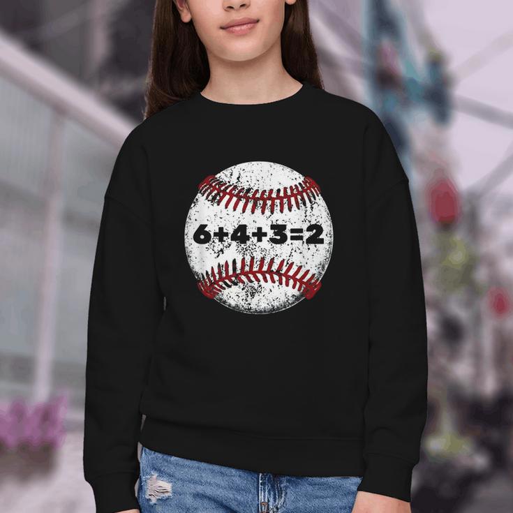 Baseball Red Stitches Sport Graphic 6432 Youth Crewneck Sweatshirt Baseball Red Stitches Sport Graphic 6432 Youth Crewneck Sweatshirt