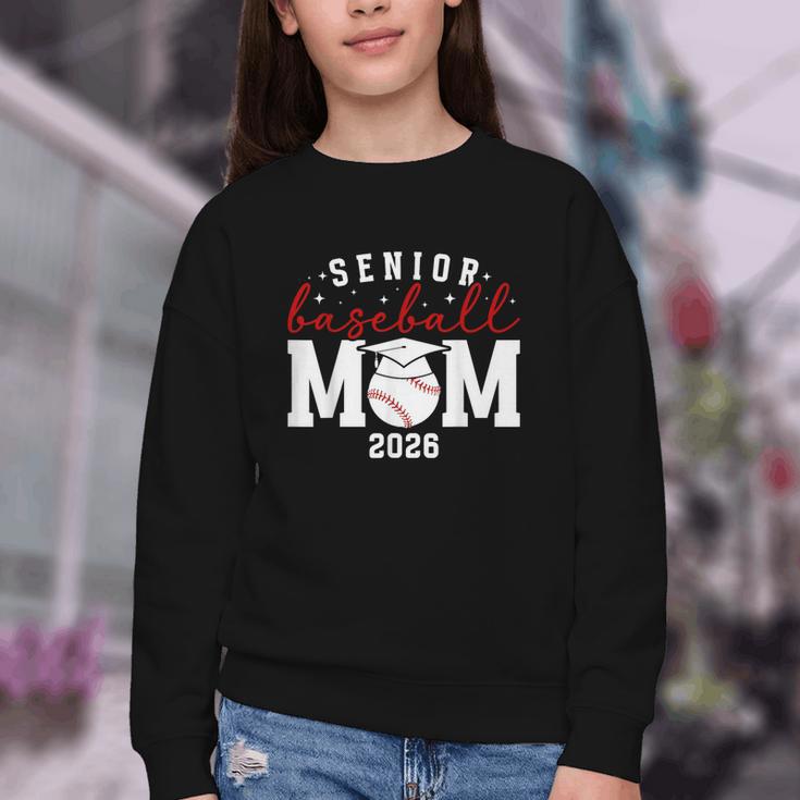 Baseball Senior Mom Of A Senior Baseball Player Mom 2026 Youth Crewneck Sweatshirt Baseball Senior Mom Of A Senior Baseball Player Mom 2026 Youth Crewneck Sweatshirt