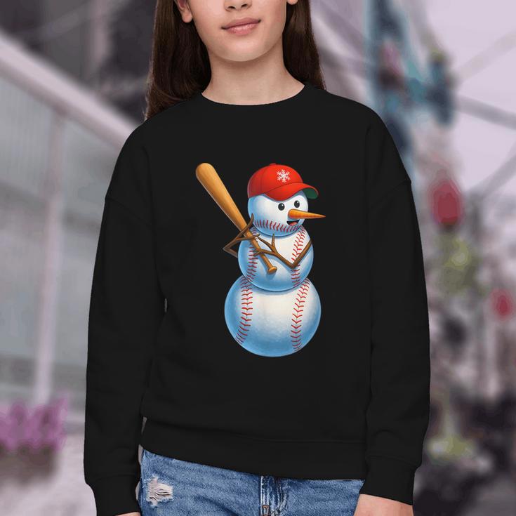 Baseball Snowman Merry Christmas Xmas Pajamas Men Women Kids Youth Crewneck Sweatshirt Baseball Snowman Merry Christmas Xmas Pajamas Men Women Kids Youth Crewneck Sweatshirt