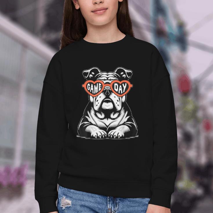 Bulldog Mascot Sports Fan Football Basketball Baseball Youth Crewneck Sweatshirt Bulldog Mascot Sports Fan Football Basketball Baseball Youth Crewneck Sweatshirt