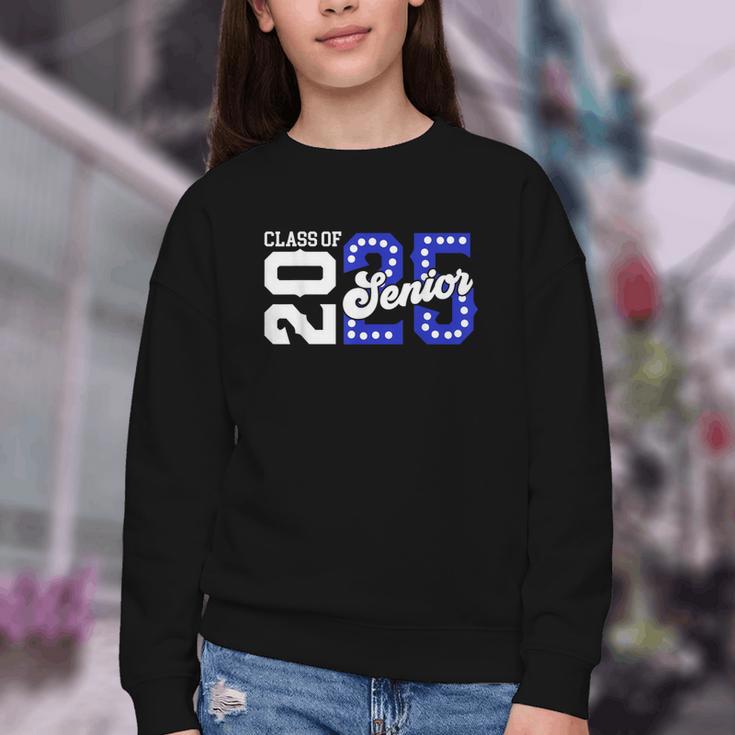 Class Of 2025 Senior 2025 Back To School Graduation Party Youth Crewneck Sweatshirt