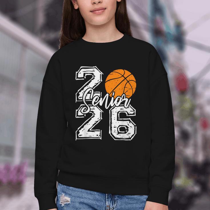 Class Of 2026 Basketball Senior 2026 Back To School Youth Crewneck Sweatshirt Class Of 2026 Basketball Senior 2026 Back To School Youth Crewneck Sweatshirt