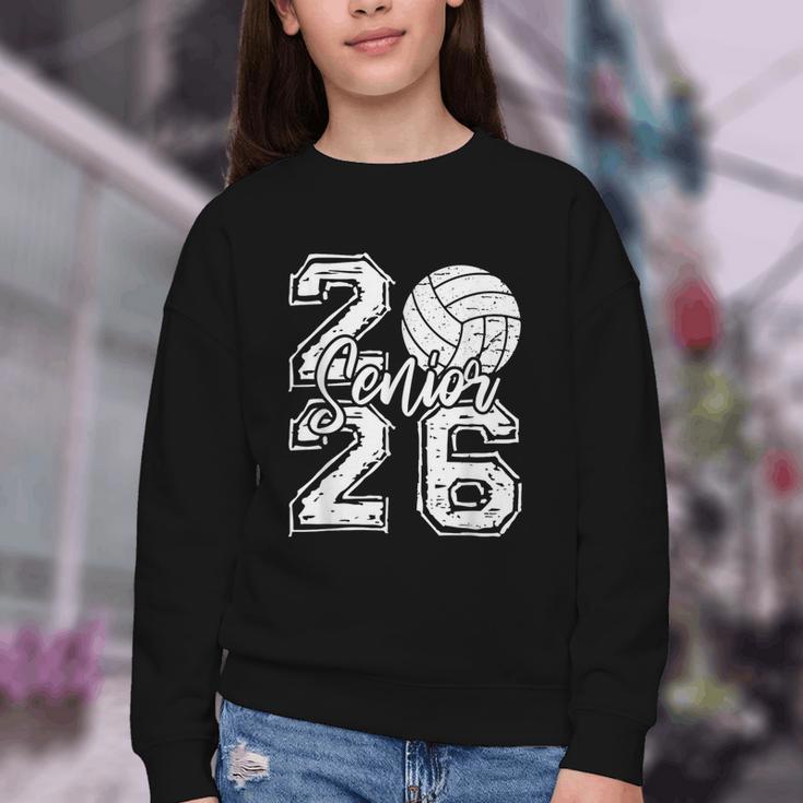 Class Of 2026 Volleyball Senior 2026 Back To School Youth Crewneck Sweatshirt Class Of 2026 Volleyball Senior 2026 Back To School Youth Crewneck Sweatshirt