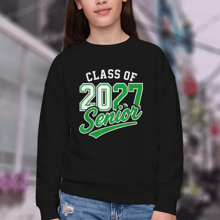 Class Of 2027 Senior 2027 Back To School Graduation 2027 Youth Crewneck Sweatshirt