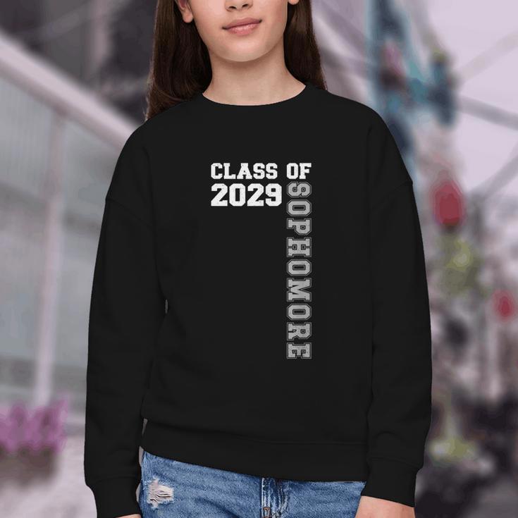 Class Of 2029 Sophomore 2029 Back To School Youth Crewneck Sweatshirt Class Of 2029 Sophomore 2029 Back To School Youth Crewneck Sweatshirt