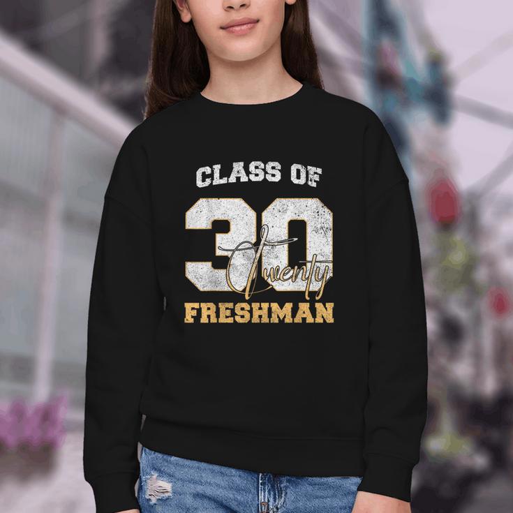 Class Of 2030 Freshman High School Back To School 9th Grade Youth Crewneck Sweatshirt Class Of 2030 Freshman High School Back To School 9th Grade Youth Crewneck Sweatshirt