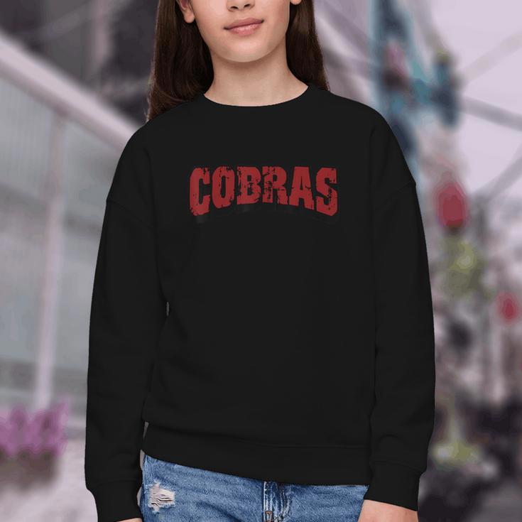 Cobras Back To School Spirit M Youth Crewneck Sweatshirt